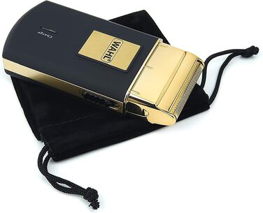 Електрична бритва для подорожей Wahl Travel Shaver Gold Edition — акумуляторна компактна машинка для гоління чоловіків, золотиста
