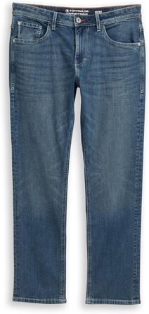 Чоловічі джинси Tom Tailor TTMARVIN Straight з еластичним стрейчем, Used Mid Stone Blue Denim, 34W/30L