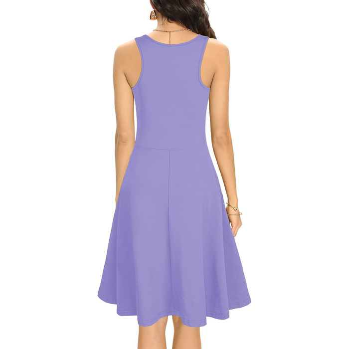 Сукня Daen Soerkleid Rockabilly в стилі ретро, коротка трапецієподібна, колір світло-фіолетовий, розмір XXL