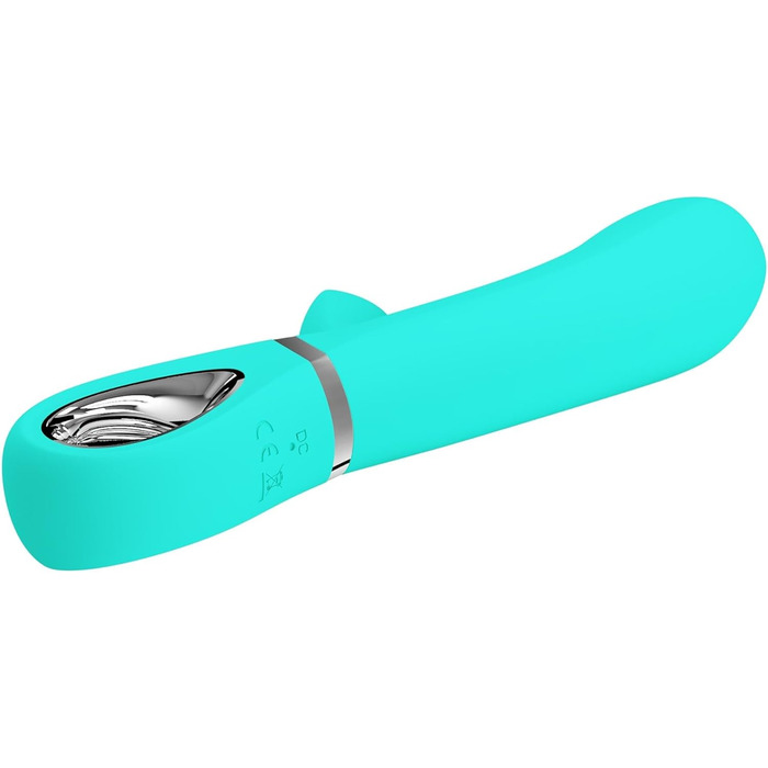 Вібратор Pretty Love Thomas Rabbit, Блакитний, 2.05x4 см