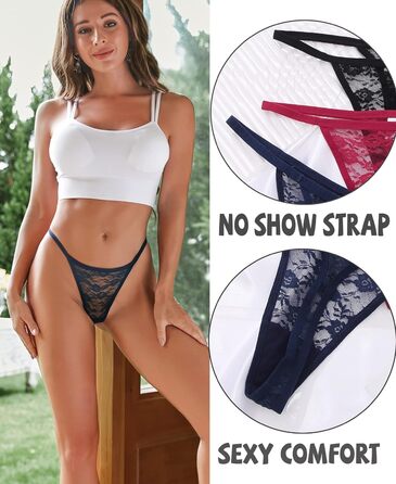 Набір трусиків-танга з мережива FINETOO (10 шт.) для жінок. Сексуальна білизна, трусики, танга, мереживні трусики, S-XL