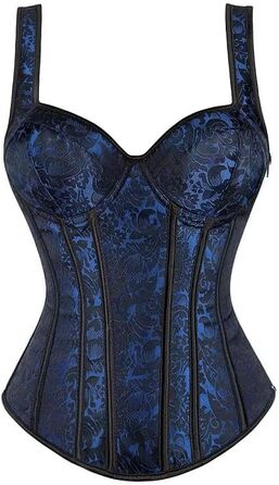 Корсет для жінок YLCYDLYU Jacquard з відкритими плечима, великий розмір, корсет-топ, корсет-бюстгальтер, стимпанк, шнуровка, кістки, білий XXL