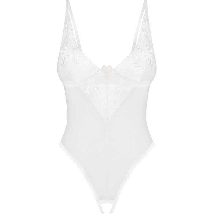 Сексуальний жіночий комплект спідньої білизни Selente Love & Fun: мереживний боді та сатинова маска для очей (M-L), червоний