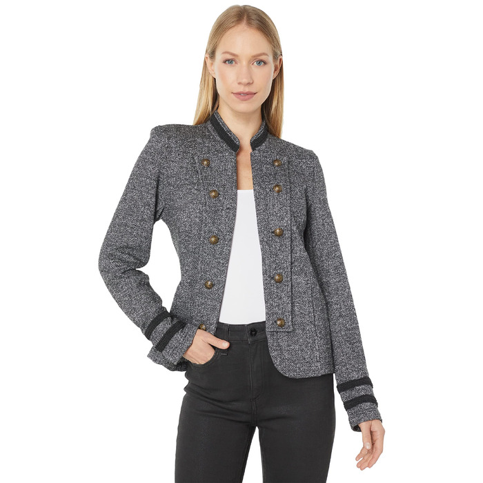 Жіноча класична куртка Tommy Hilfiger Open Front Band S, чорна (Multi)