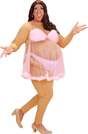 Костюм стриптизерки з товстими смужками від Widmann Milano Party Fashion - карнавальний/мотивний костюм