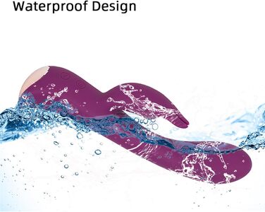 Вібратор для жінок Sexspielzeug Rabbit з 10 режимами вібрації, фіолетовий