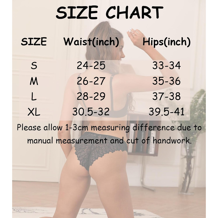 6 пар жіночої білизни Freche Unterwäsche ixcolor: мереживні труси-бікіні, безшовні, дихаючі, м'які, сексуальний хіпстер, розмір M, колір C