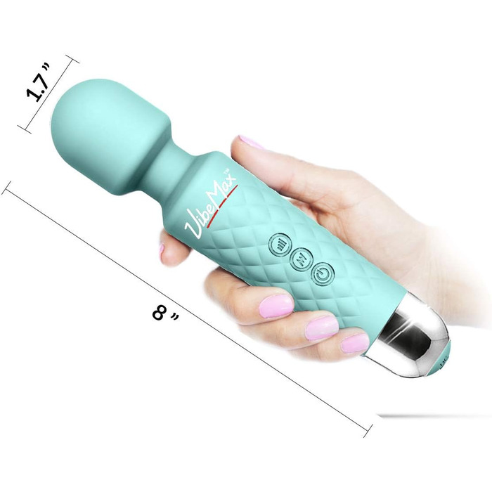 Масажер VibeMax: Бездротовий, Водонепроникний, Міні, Турквоаз