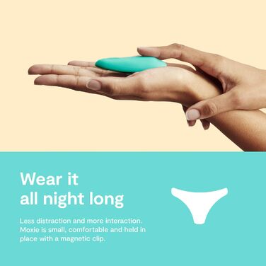 We-Vibe Moxie: Вібратор-кліторальний масажер, портативний, 10 режимів, водонепроникний