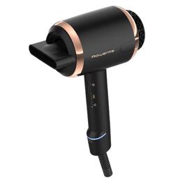 Фен для волосся Rowenta CV9820 Ultimate Experience з цифровим контролем температури та цифровим двигуном, 1500 Вт, Чорний/Розе-золото