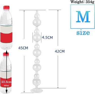 Анальні кульки та дільдо Ultralang для чоловіків та жінок, набір 10 шт.