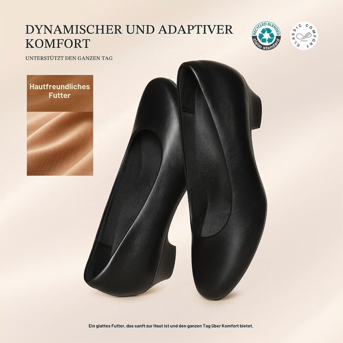 Жіночі туфлі-човники Dream Pairs на стійких підборах, чорні, розмір 40 EU