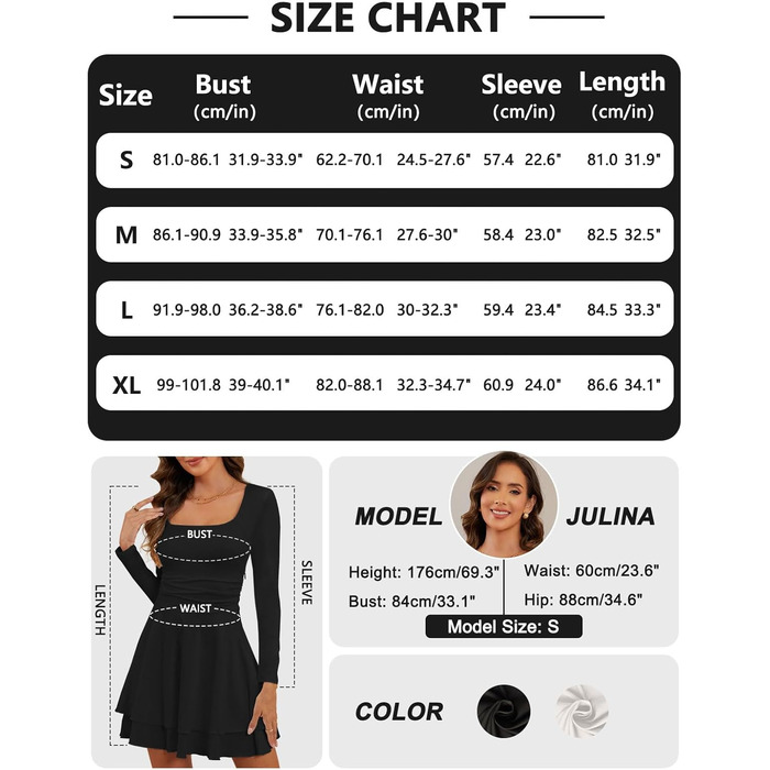 Чорне міні-плаття з довгим рукавом, облягаюче, на вечірку/коктейль, для клубу, розмір M