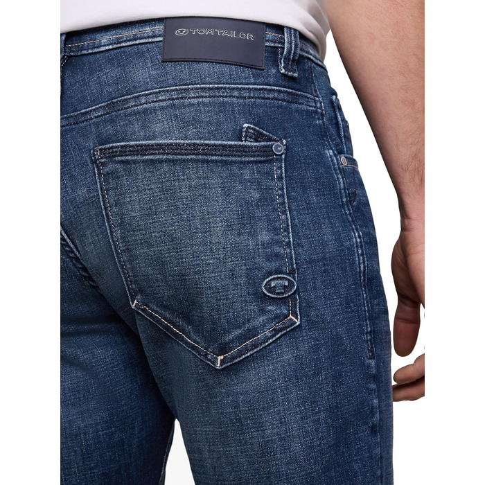 Чоловічі джинси Tom Tailor TTJOSH Regular Slim, темно-блакитні (Dark Stone Blue), розмір 34W/30L, вживані
