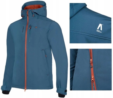 Чоловіча тактична куртка Softshell Alpinus ASO, синя, розмір M