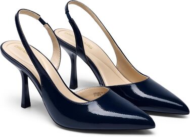 Жіночі туфлі-слингбеки Dream Pairs на підборах, темно-сині (розмір 43 EU)