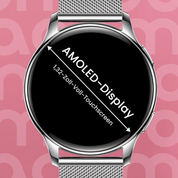 Смарт-годинник maoo Ventura для жінок з AMOLED-дисплеєм 1.32