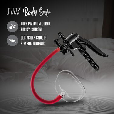 Насос для вагінального масажу Temptasia Vagina Vulva з тригером, для максимального вакууму, з простими компонентами для вивільнення, підвищене відчуття, покращене жіноче задоволення