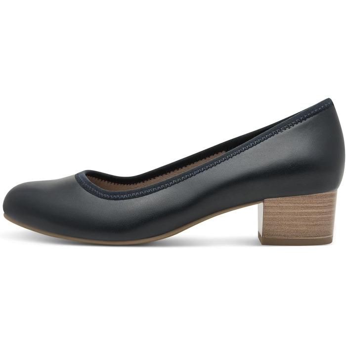 Жіночі туфлі Jana Pumps із синтетичних матеріалів, повнота H, темно-сині (40 EU)