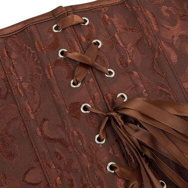 Корсет для схуднення KUOSE для жінок, підтримує груди, модель Body Bauchweg, великі розміри 32-34, коричневий