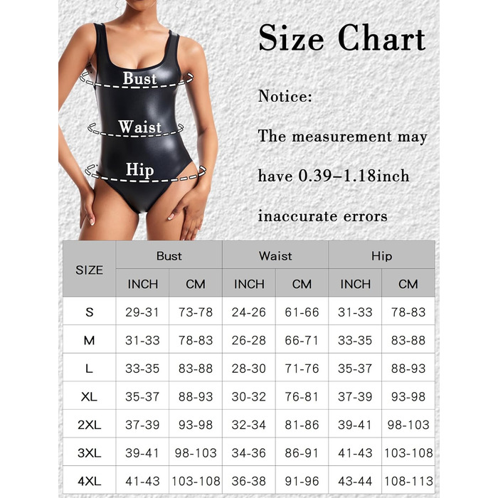 Боді з короткими рукавами FEOYA з PU шкіри, облягаючий, для клубів, вечірок, йоги та повсякденного носіння (M)