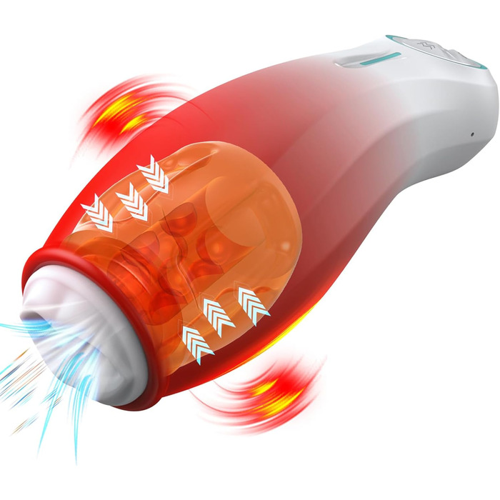 Мастурбатор для чоловіків ChicLSQ з 7 режимами вібрації та 7 режимами насосу, з м'якого TPE, автоматичний, для зручного використання