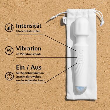 Вібратор жіночий Fae Pure Whisper White - компактний, тихий, з підзарядкою, 160 режимів вібрації
