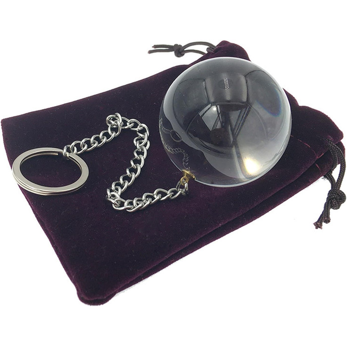 Анальні кульки зі скла, ланцюжок, дилататор, масажер для ануса, 80 мм - для жінок та чоловіків