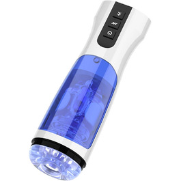 Масажер для чоловіків QGLust з нагріванням та вібрацією, 7 режимів, автоматичний, з реміннем