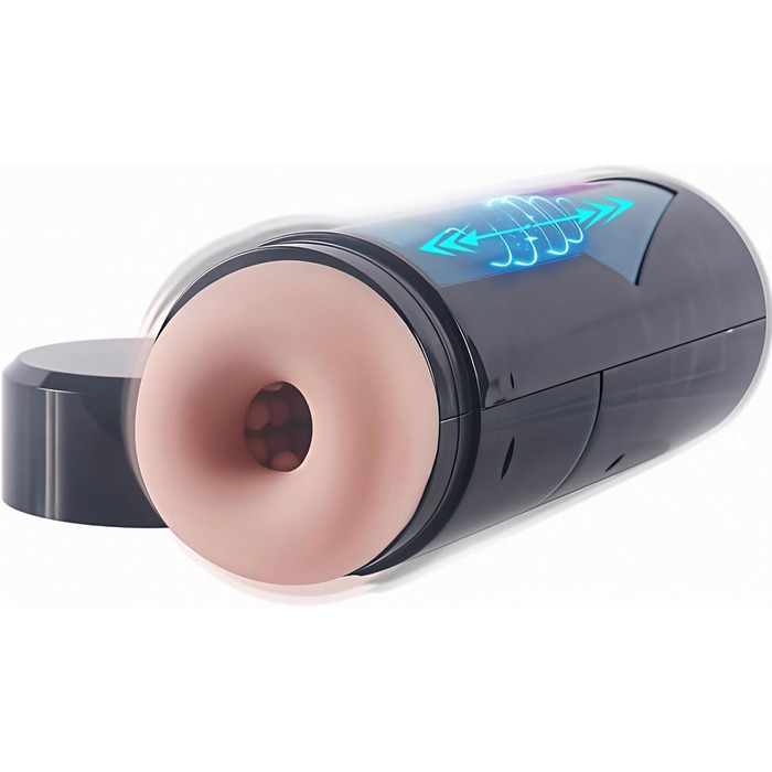 Масажер для чоловіків з телескопічною функцією та 9 вібраціями - електричний секс-іграшка для стимуляції пеніса