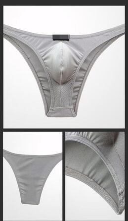 Танга чоловічі Faringoto, сірі, низька посадка (L)