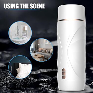 Автоматичний електричний мастурбатор-кубок з 5 режимами всмоктування та 10 вібраційними режимами для чоловіків