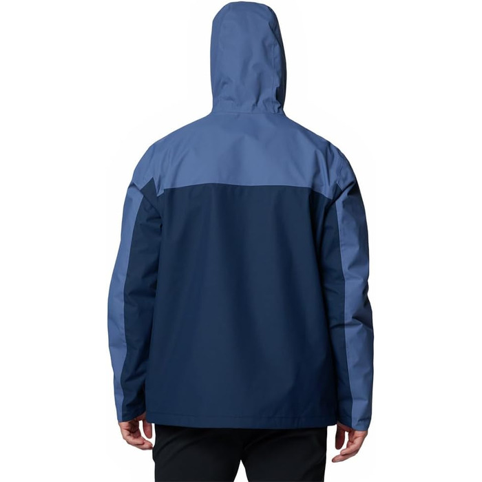 Чоловіча водонепроникна куртка Columbia Hikebound II, темно-сіра з синім (Dark Mountain/Collegiate Navy), розмір M