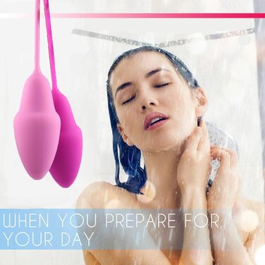 JIELUO Набір тренувальних кульок для підсилення м'язів тазу - 6 шт. для жінок. Тренування м'язів тазу, контроль сечовипускання, сили та координації. Силіконовий тренажер для жінок