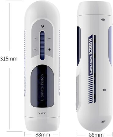 Електричний мастурбатор для чоловіків з телескопічними режимами - секс-іграшка преміум-якість