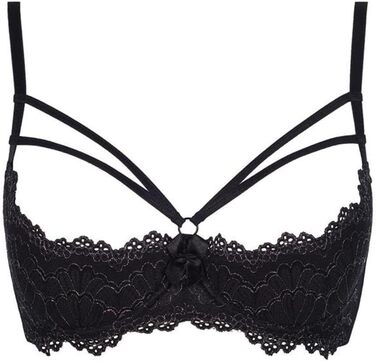 Axami жіночий бюстгальтер з підняттям 80B чорного кольору