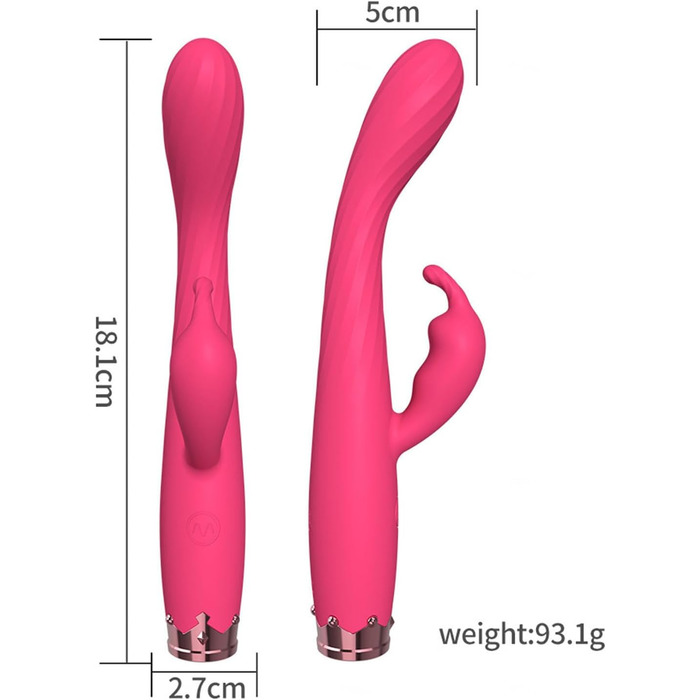 Вібратор Rabbit для жінок G-Spot, 10 режимів, чорний