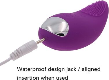 Вібратор для чоловіків PQKuss з нержавіючої сталі, водонепроникний, для масажу простати, 10 частот, фіолетовий