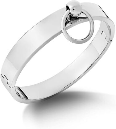 Металевий намисто-нашийник, кандал для БДСМ, іграшки для дорослих, чоловіків, жінок, пар (з кільцем O, розмір HB01, внутрішній діаметр 150 мм)