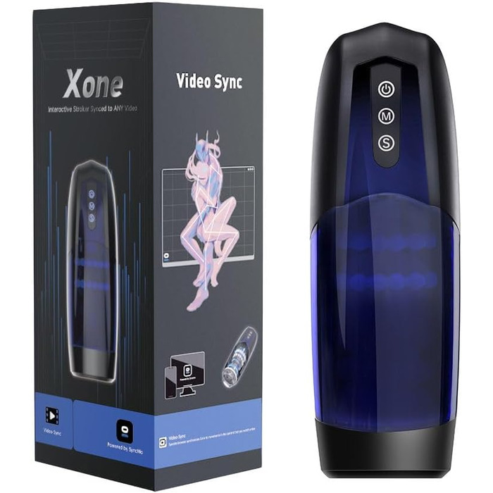 Масажер для тіла Magic Motion Xone Masturbator - Чорний