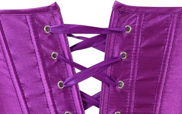 Корсет KSHUN для жінок з квітковим візерунком, з кісточками, з шнурівкою на спині, для формування тіла, фіолетовий