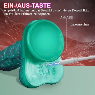 Вібратор для жінок - анальний вібратор з підігрівом та швидкою функцією імпульсу. Іграшки для дорослих, секс-іграшки.