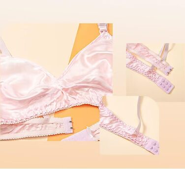 2 шт. Шовкові бра Seiden-BHS Ultradünne для жінок, без кісточок, м'які та зручні для повсякденного носіння, 2025 (18,34/75) 34 18