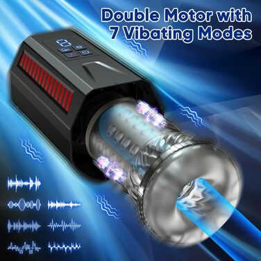 Портативний автоматичний тренажер для чоловіків: кілька частот, просте керування