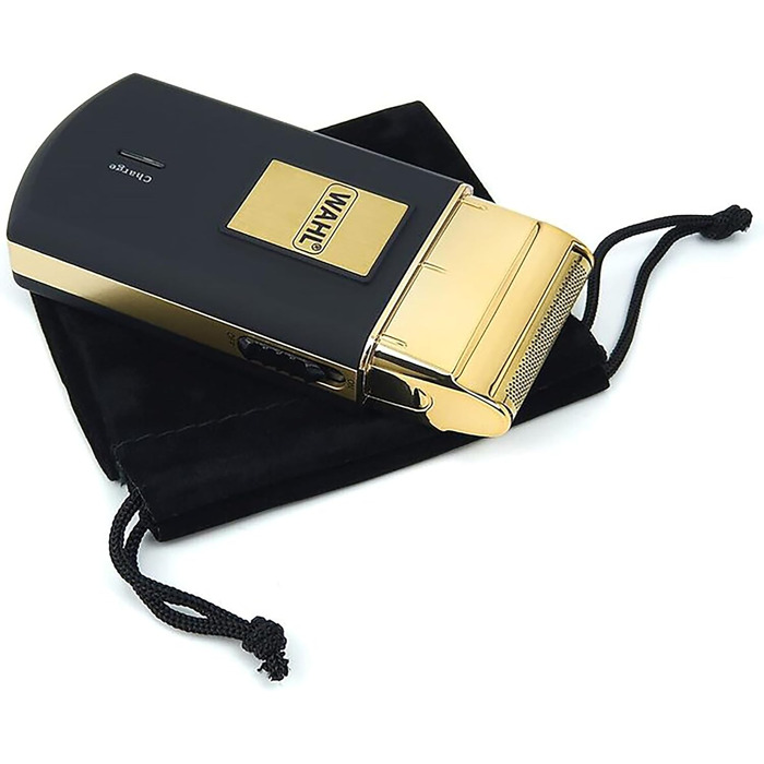 Електрична бритва для подорожей Wahl Travel Shaver Gold Edition — акумуляторна компактна машинка для гоління чоловіків, золотиста