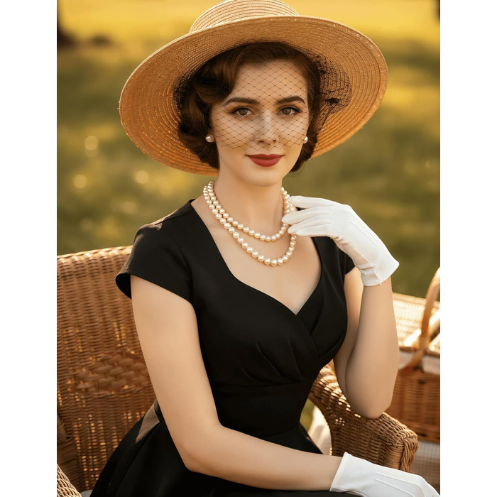 Сукня в стилі 1950-х, ретро, коктейльна, рокабіллі, Bbonlinedress, чорна