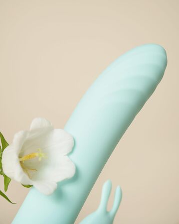 Вібратор Rabbit Control з ефектом штовхання та гнучким вібраційним важелем - Be Playful