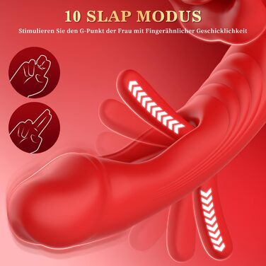 Вібратор для жінок Dildo з G-точкою, набір вібраторів з кліторальною стимуляцією, 10 режимів вібрації та 10 ударних режимів, секс-іграшка для жінок та пар, стимулятор клітора
