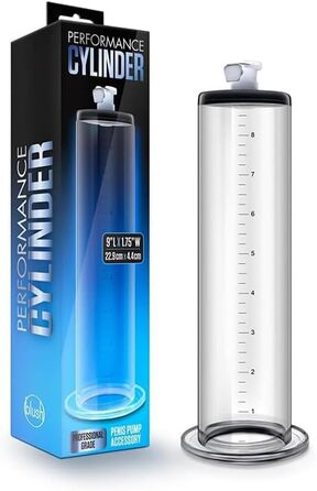 Насадка для помпи для статевих органів NAIXBTY: прозора трубка зі шкалою для збільшення статевого члена, покращення ерекції та лікування імпотенції. Підходить для чоловіків. Розмір: 22,9 × 7,6 см