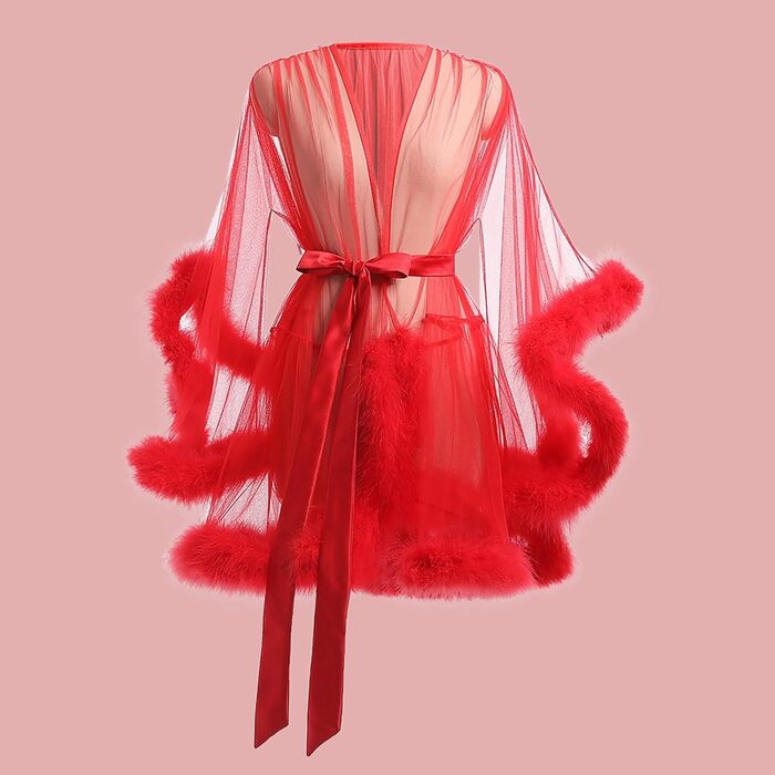 Сексуальна білизна для жінок SRZYMJ: боді з мереживом, глибокий V-подібний виріз, еротичний наряд, боді, babydoll, червоний колір